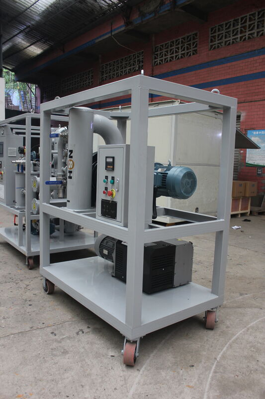 Double Stage Vacuum Pump Unit Movable Transformer Evacuation 0.05 Pa