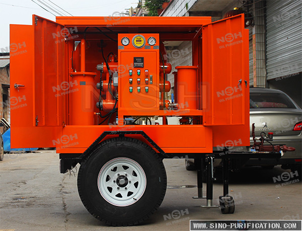 Portable High-Vacuum Insulating Oil Purifier Machine Dielectric Transformer Fluid Treatment System