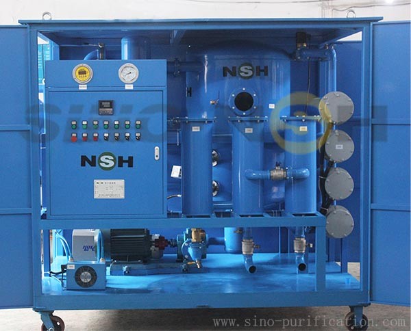 Double Stage Vacuum Transformer Oil Purifier , insulation oil purifier